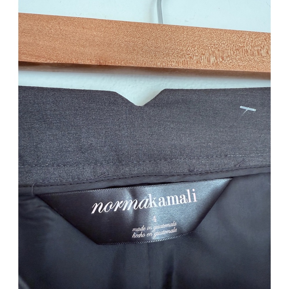Set Norma Kamali Emma Blazer and Skirt Set in Charcoal Grey - Picture 9 of 10